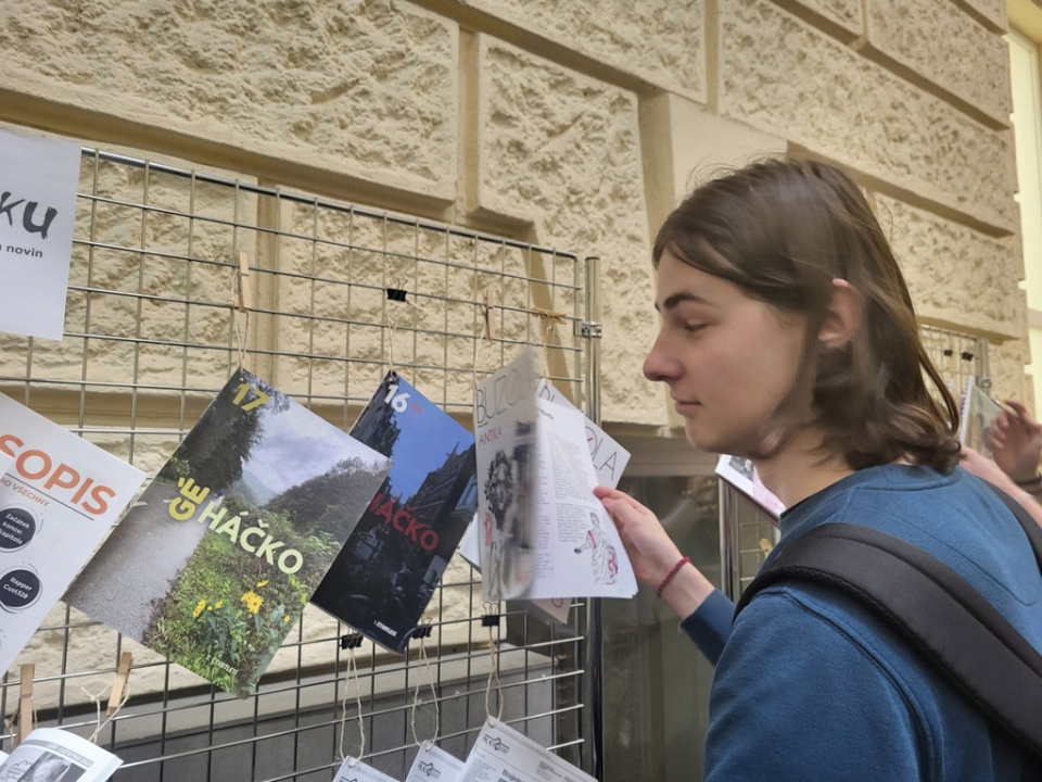 Redaktoři Božkopisu na Multimediálním dni 2025