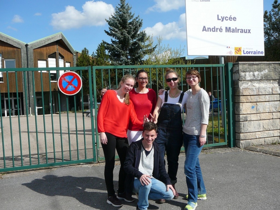 Druhý výměnný pobyt na Lycée André Malraux v Remiremontu 24. 3.–1. 4. 2017 (Lotrinsko, Francie)