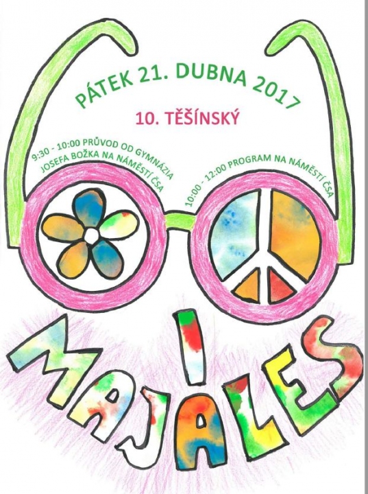 Plakáty žáků Slezské diakonie pro Majáles 2017