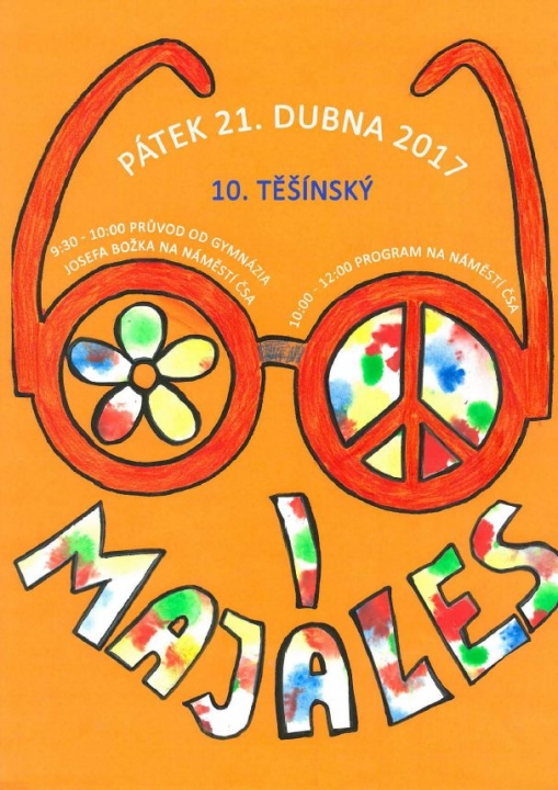 Plakáty žáků Slezské diakonie pro Majáles 2017