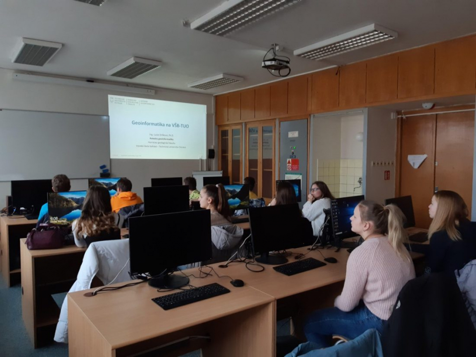 Odborný seminář na katedře geoinformatiky VŠB TU v Ostravě