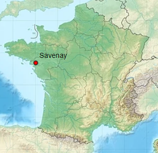 Savenay na mapě